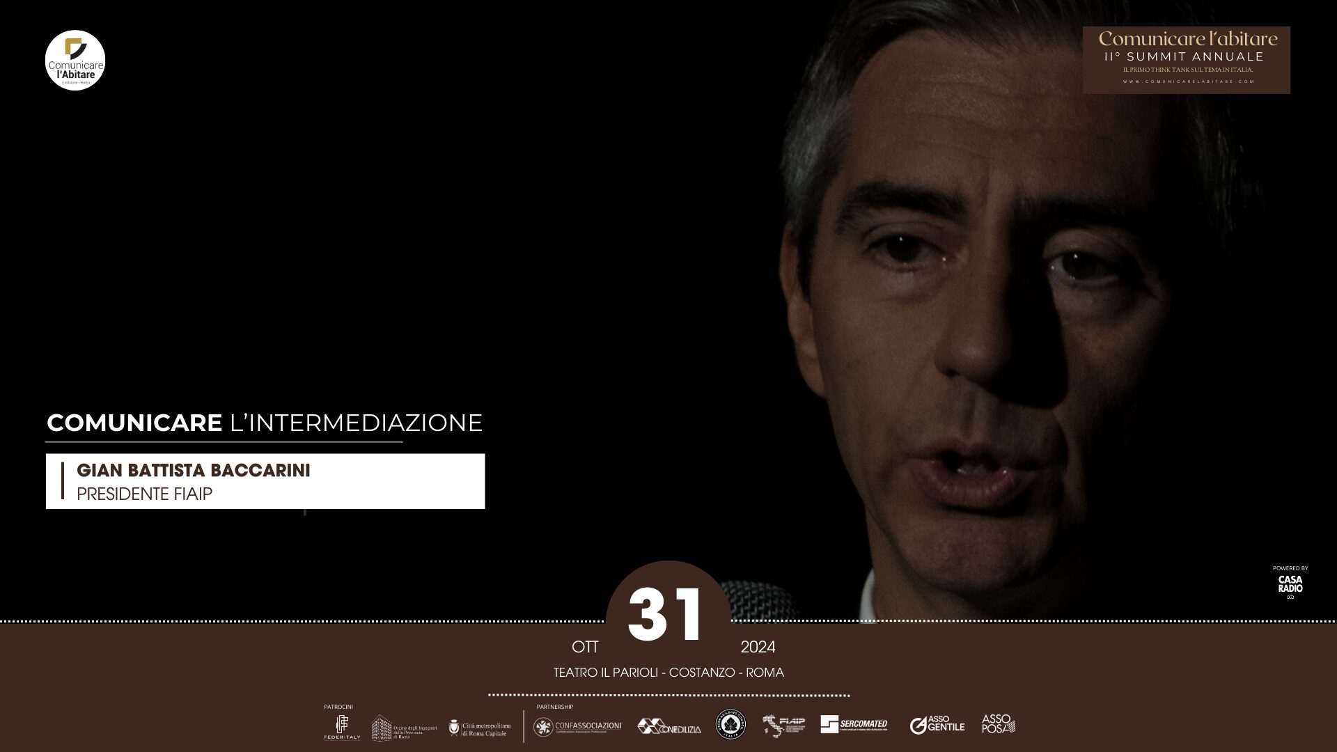 Politica, professione e mercato immobiliare: Gian Battista Baccarini, Presidente FIAIP