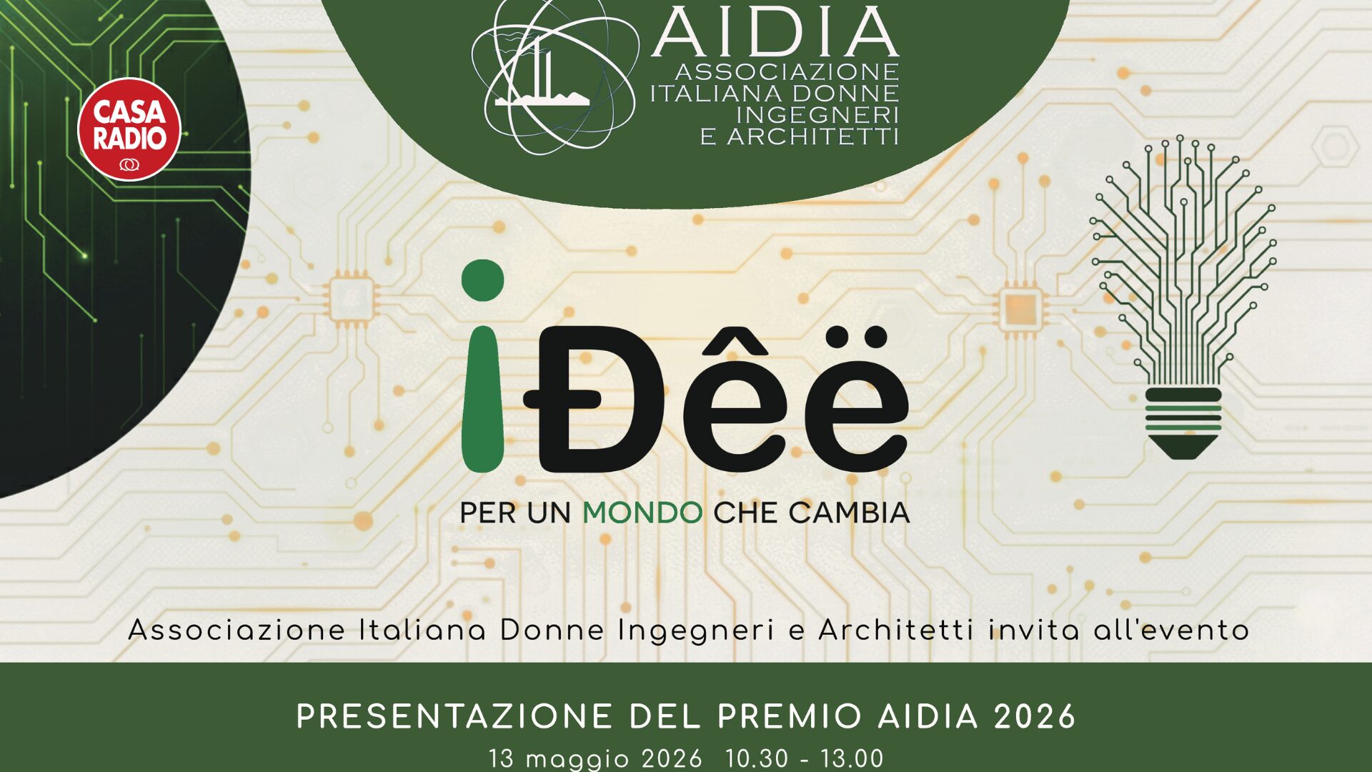 Premio AIDIA 2026, le donne dell’ingegneria e dell’architettura al centro del cambiamento: innovazione, inclusione e città più umane