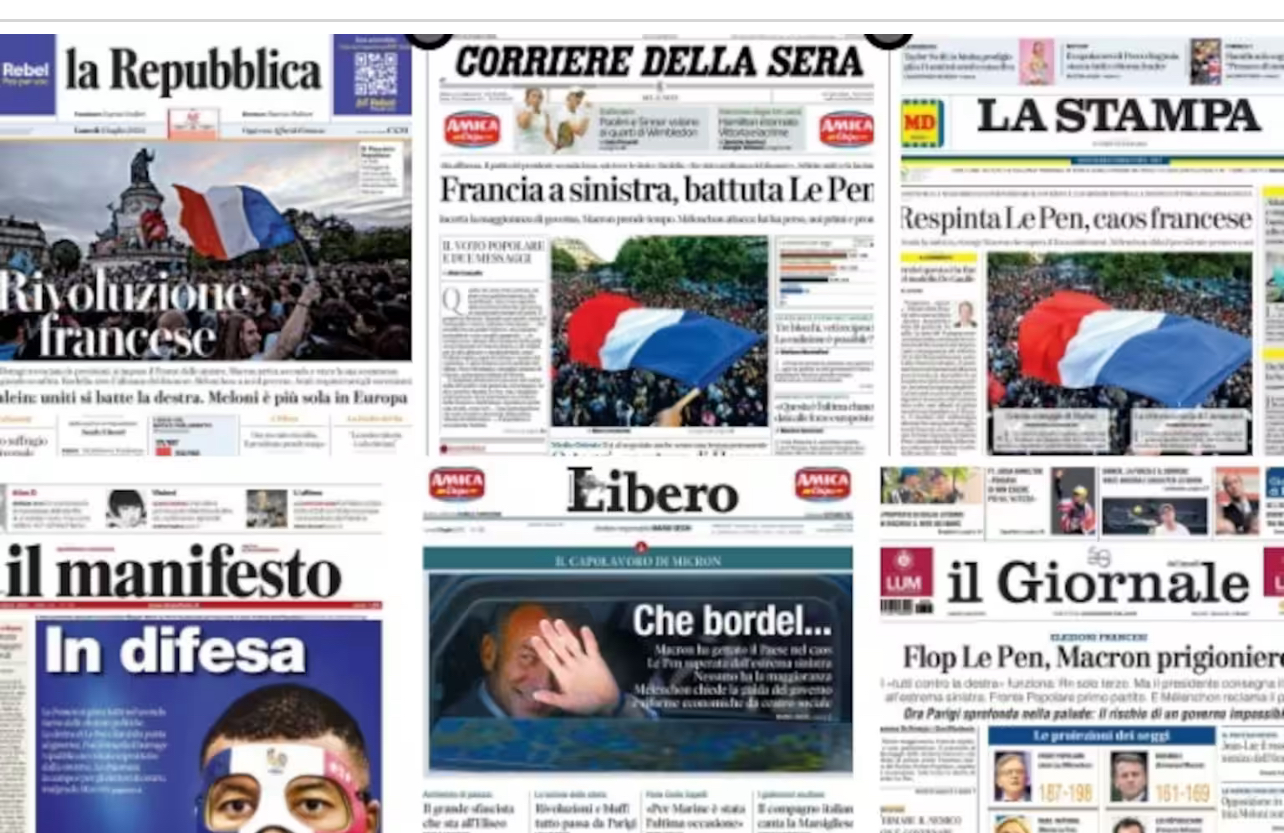 Rassegna stampa di oggi 9 Luglio 2024