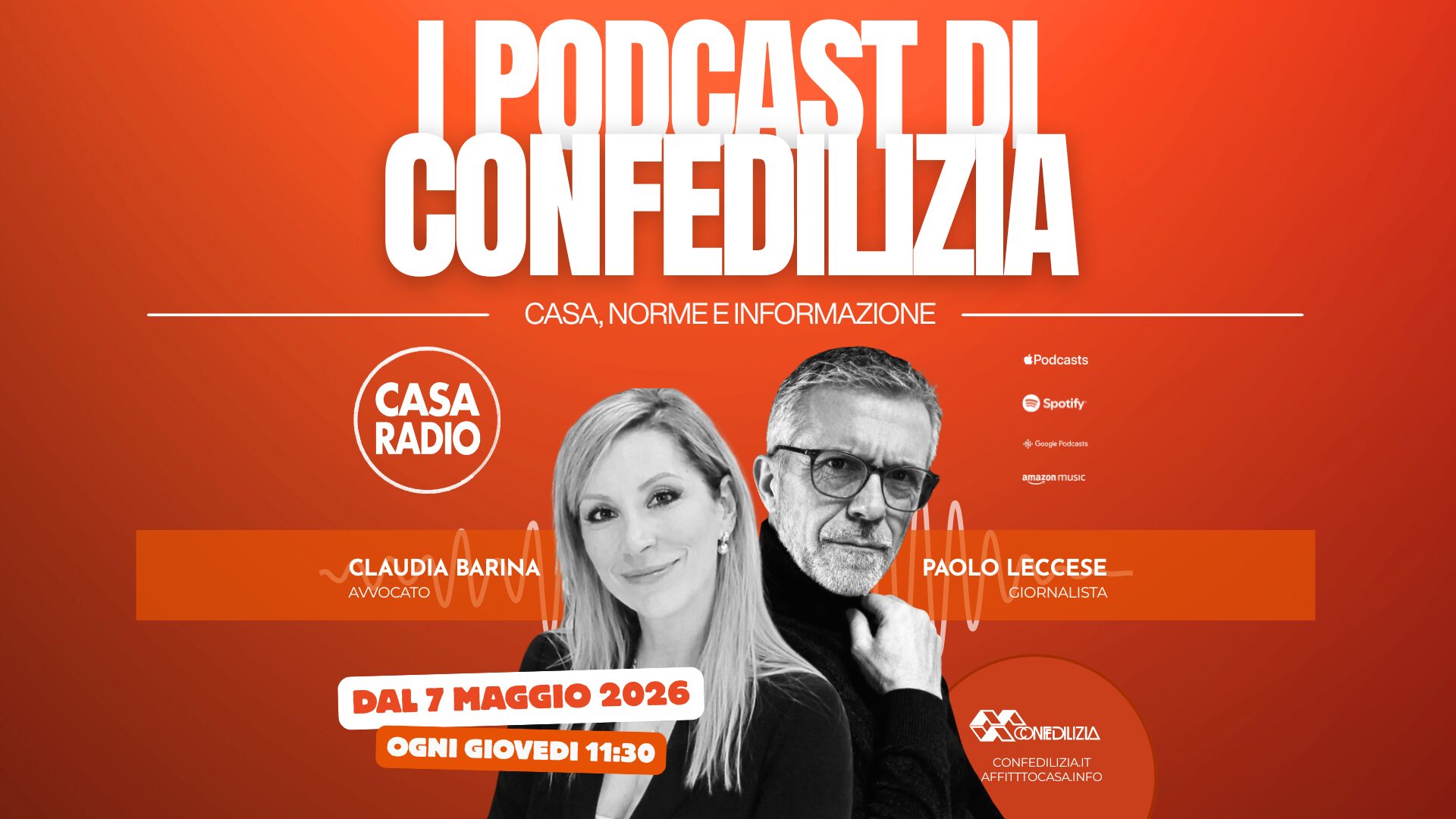 Casa Radio e Confedilizia: nasce il podcast che dà voce ai diritti dell’abitare