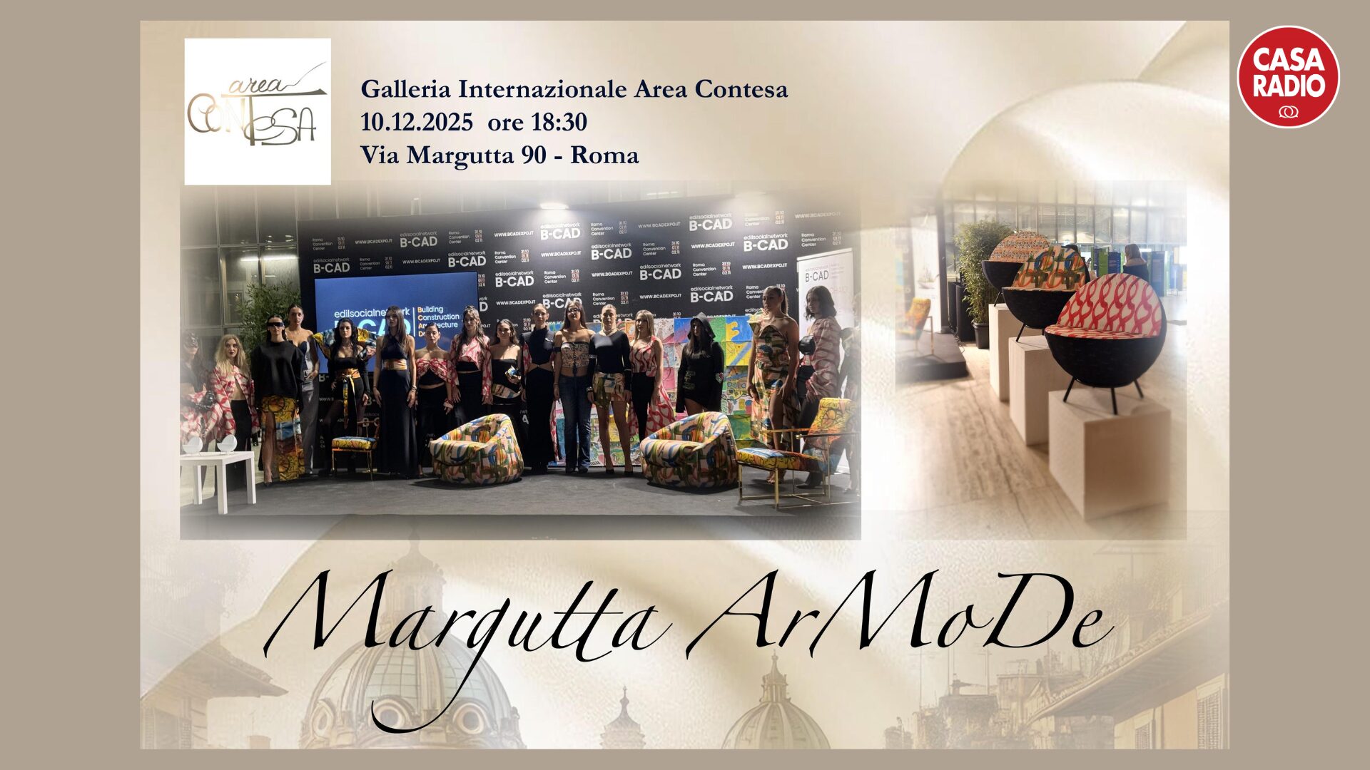 Via Margutta si accende con “AR MO DE”: arte, moda e design per dare spazio ai giovani