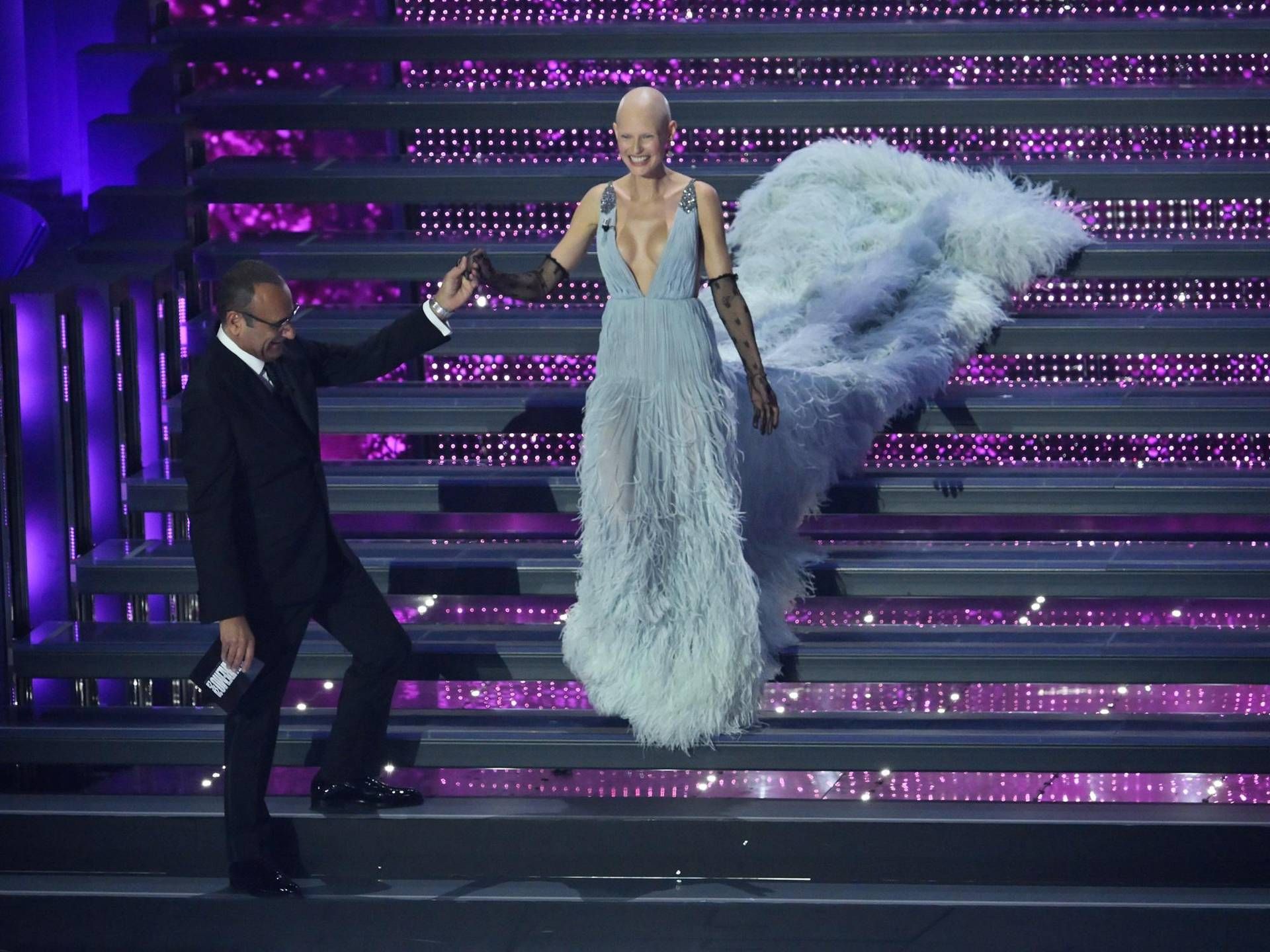 A Sanremo con Bianca Balti, trionfa l’amore per la vita.